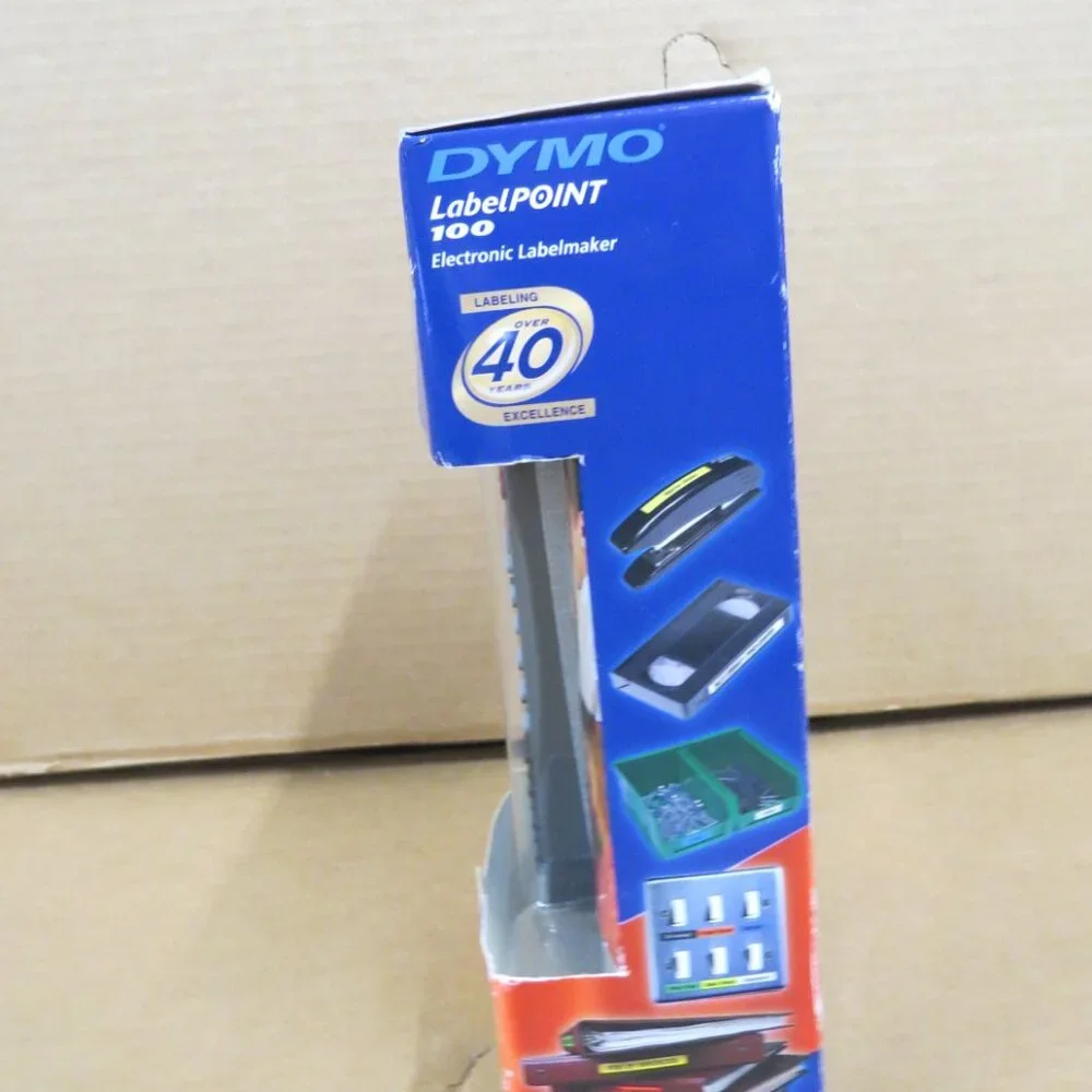 2002 Dymo Labelpoint 100 Label Printer And Tape Original Box NIB
